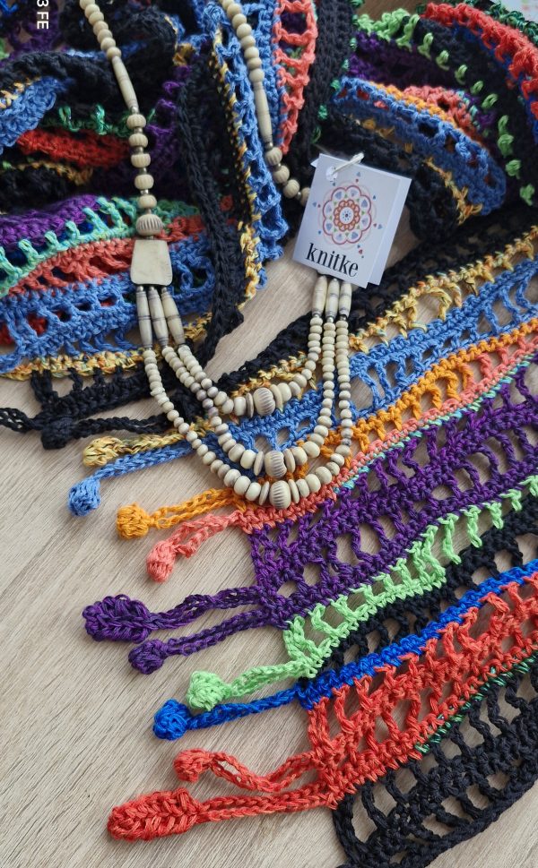 Kvačkan boho - vintage pisan šal za vse letne čase