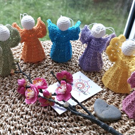 kvačkani nežni angelčki za različne priložnosti