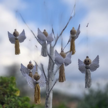 angelčki - obeski s perlico